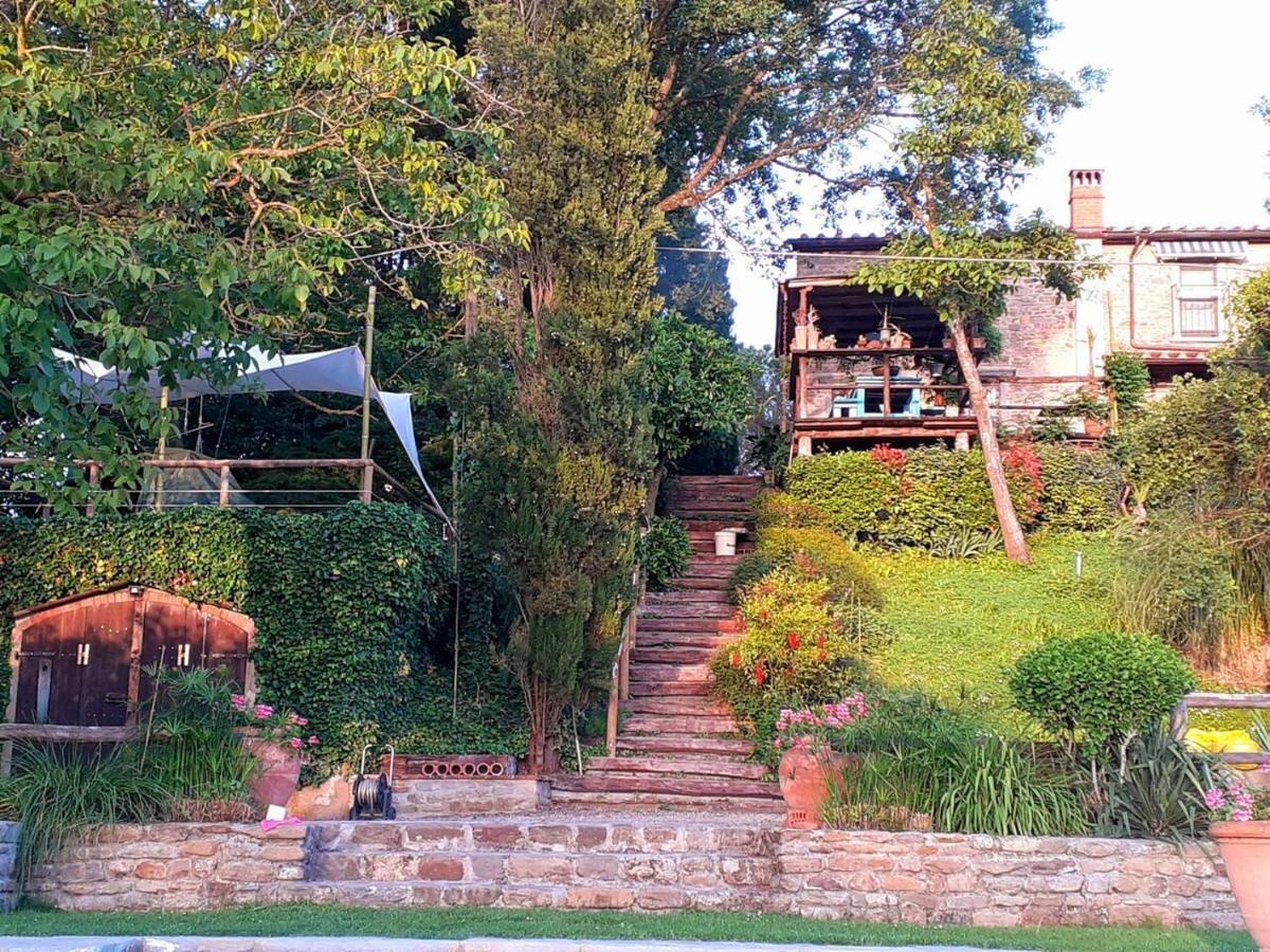 Tuscan Hills Near Florence - Stone House 维基奥 外观 照片